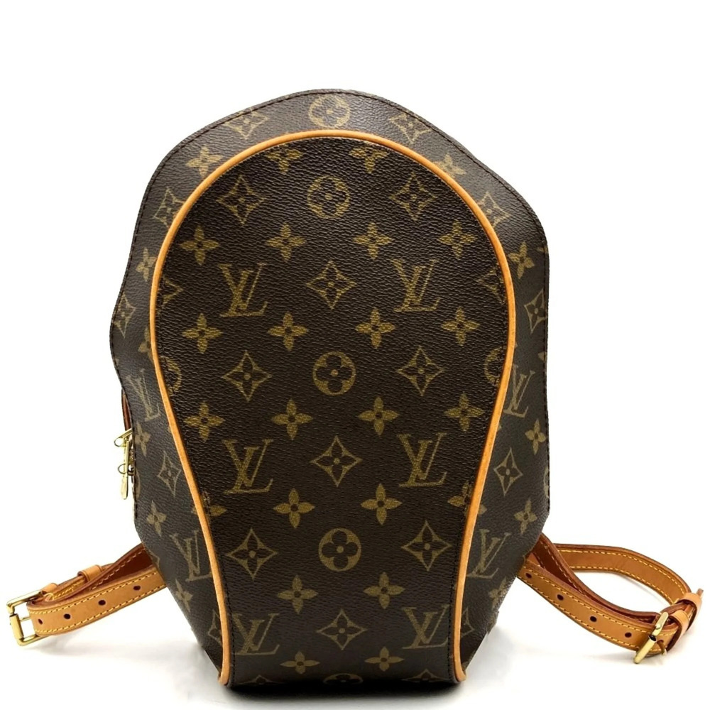 LOUIS VUITTON Authentic Brown Monogram Canvas Ellipse Backpack
